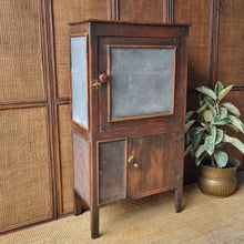 Load image into Gallery viewer, ANTIQUE MEATSAFE KITCHEN PANTRY CABINET
