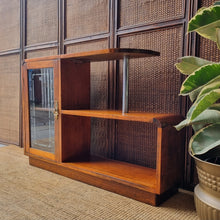 Load image into Gallery viewer, SMALL ART DECO STEP BOOKCASE CABINET