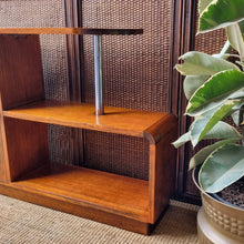 Load image into Gallery viewer, SMALL ART DECO STEP BOOKCASE CABINET