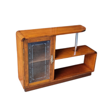 Load image into Gallery viewer, SMALL ART DECO STEP BOOKCASE CABINET