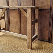 Load image into Gallery viewer, HANDMADE RUSTIC HALL/CONSOLE/COUNTER TABLE