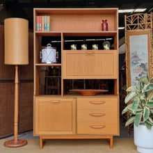 Load image into Gallery viewer, VINTAGE MID CENTURY ENGLISH WALL UNIT ROOM DIVIDER