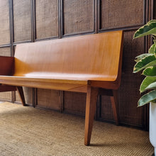 Load image into Gallery viewer, MID CENTURY BENT PLY BENCH SEAT #2