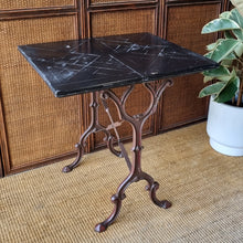 Load image into Gallery viewer, FRENCH STYLE CAFE/PATIO TABLE WITH CAST IRON BASE #2