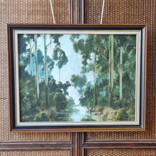 Load image into Gallery viewer, Vintage Oil Painting - Morning On The River, by Rob Wellington (1940- )