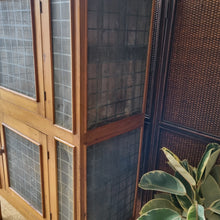 Load image into Gallery viewer, ANTIQUE MEATSAFE STORAGE CABINET PANTRY