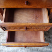 Load image into Gallery viewer, SOLID OAK BEDSIDE DRAWERS NIGHTSTAND. ONE ONLY.