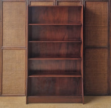 Load image into Gallery viewer, MID CENTURY SOLID HARDWOOD BOOKCASE