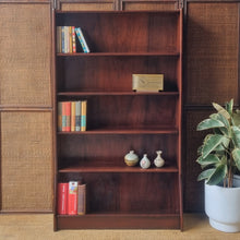 Load image into Gallery viewer, MID CENTURY SOLID HARDWOOD BOOKCASE