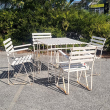 Load image into Gallery viewer, VINTAGE MID CENTURY 5 PIECE OUTDOOR PATIO SET