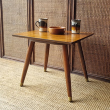 Load image into Gallery viewer, MID CENTURY ROTATING TV TABLE / SIDE TABLE