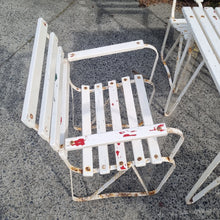 Load image into Gallery viewer, VINTAGE MID CENTURY 5 PIECE OUTDOOR PATIO SET