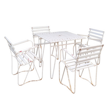 Load image into Gallery viewer, VINTAGE MID CENTURY 5 PIECE OUTDOOR PATIO SET