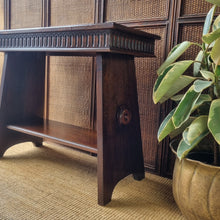 Load image into Gallery viewer, VINTAGE ARTS & CRAFTS CONSOLE OR HALL TABLE