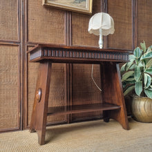 Load image into Gallery viewer, VINTAGE ARTS & CRAFTS CONSOLE OR HALL TABLE