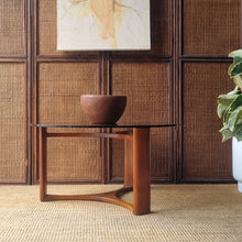 Load image into Gallery viewer, MID CENTURY VINTAGE TH BROWN RONDO COFFEE TABLE