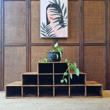 Load image into Gallery viewer, RUSTIC RECLAIMED TIMBER STEPPED PIGEON HOLE