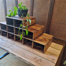 Load image into Gallery viewer, RUSTIC RECLAIMED TIMBER STEPPED PIGEON HOLE