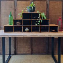 Load image into Gallery viewer, RUSTIC RECLAIMED TIMBER STEPPED PIGEON HOLE