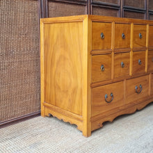 Load image into Gallery viewer, VINTAGE ASIAN STORAGE APOTHECARY STYLE CABINET