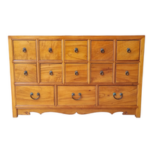Load image into Gallery viewer, VINTAGE ASIAN STORAGE APOTHECARY STYLE CABINET