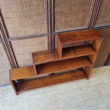Load image into Gallery viewer, VINTAGE HARDWOOD STEP BOOKCASE