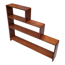 Load image into Gallery viewer, VINTAGE HARDWOOD STEP BOOKCASE