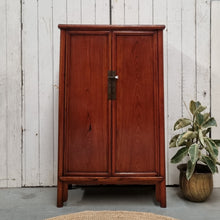 Load image into Gallery viewer, VINTAGE CHINESE ELM WOOD MING STYLE CABINET