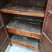 Load image into Gallery viewer, VINTAGE CHINESE ELM WOOD MING STYLE CABINET