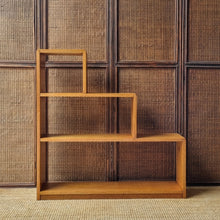 Load image into Gallery viewer, VINTAGE HARDWOOD STEP BOOKCASE