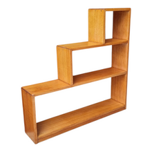 Load image into Gallery viewer, VINTAGE HARDWOOD STEP BOOKCASE