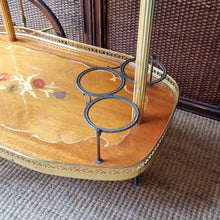 Load image into Gallery viewer, VINTAGE ITALIAN HOLLYWOOD REGENCY DRINK CART