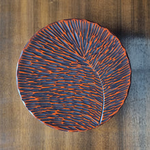 Load image into Gallery viewer, VINTAGE MADE IN JAPAN CARVED KAMAKURA-BORI PEDESTAL PLATE