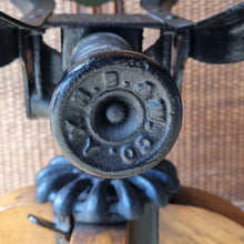 Load image into Gallery viewer, OAK BENTWOOD & RATTAN SWIVEL OFFICE CHAIR