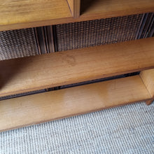 Load image into Gallery viewer, VINTAGE HARDWOOD STEP BOOKCASE