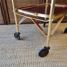 Load image into Gallery viewer, MID CENTURY VINTAGE HOLLYWOOD REGENCY HOSTESS TROLLEY