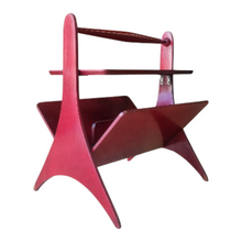 Load image into Gallery viewer, MID CENTURY MAGAZINE RACK / SIDE TABLE BY APOLLO FURNITURE OF SYDNEY