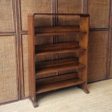 Load image into Gallery viewer, VINTAGE SOLID OAK BOOKCASE