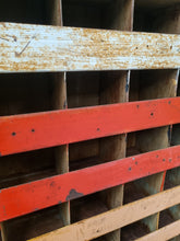 Load image into Gallery viewer, INDUSTRIAL METAL PIGEON HOLE SHELF DISPLAY RACK