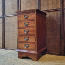 Load image into Gallery viewer, VINTAGE MAHOGANY APOTHECARY DRAWERS