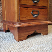 Load image into Gallery viewer, VINTAGE MAHOGANY APOTHECARY DRAWERS