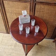 Load image into Gallery viewer, VINTAGE DROP LEAF SIDE / WINE TABLE (SOLD BY MYER & GRACE BROS)