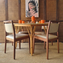 Load image into Gallery viewer, VINTAGE ROUND KITCHEN / DINING TABLE