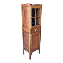 Load image into Gallery viewer, VINTAGE HARDWOOD KITCHEN CABINET PANTRY MEAT SAFE