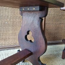 Load image into Gallery viewer, PAIR OF GOTHIC REVIVAL SIDE TABLES/PLANT STANDS