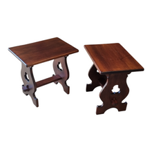 Load image into Gallery viewer, PAIR OF GOTHIC REVIVAL SIDE TABLES/PLANT STANDS