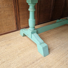 Load image into Gallery viewer, VINTAGE FARMHOUSE STYLE TRESTLE TABLE