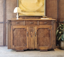 Load image into Gallery viewer, ART DECO SILKY OAK SIDEBOARD / BUFFET