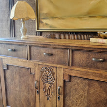 Load image into Gallery viewer, ART DECO SILKY OAK SIDEBOARD / BUFFET