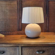 Load image into Gallery viewer, VINTAGE CERAMIC BALL LAMP. JAPANDI STYLE.